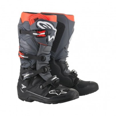 Cizme cross-enduro Alpinestars TECH 7 ENDURO - Negru/Gri/Rosu