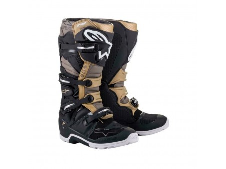 Cizme cross-enduro ALPINESTARS TECH 7 ENDURO DRYSTAR - Negru/Auriu