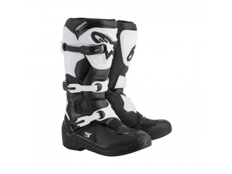 Cizme cross-enduro ALPINESTARS TECH 3 BOOT - Negru/Alb