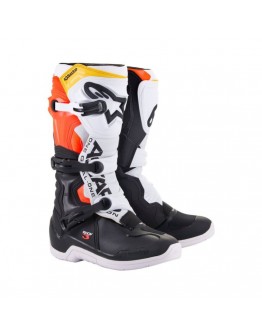 Cizme cross-enduro ALPINESTARS TECH 3 BOOT - Negru/Alb/Galben/Rosu