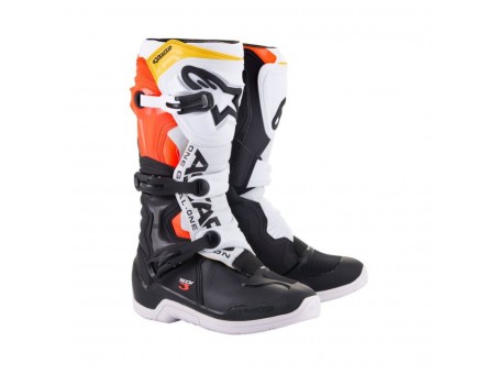 Cizme cross-enduro ALPINESTARS TECH 3 BOOT - Negru/Alb/Galben/Rosu