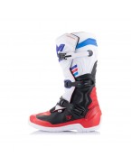 Cizme cross-enduro ALPINESTARS TECH 3 BOOT - Alb/Rosu/Albastru