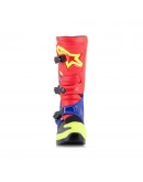 Cizme cross-enduro ALPINESTARS TECH 3 BOOT - Rosu/Albastru/Galben Fluo