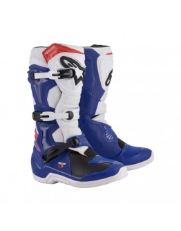 Cizme cross-enduro ALPINESTARS TECH 3 BOOT - Negru/Alb/Albastru