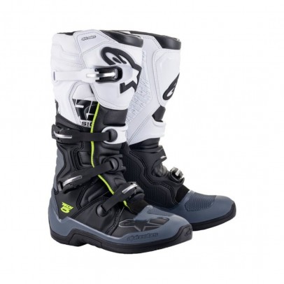 Cizme cross-enduro ALPINESTARS TECH 5 BOOT -Negru/Gri/Alb