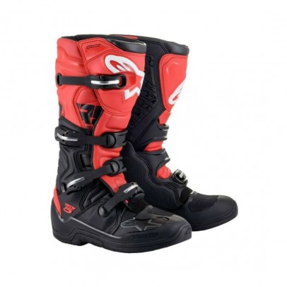 Cizme cross-enduro ALPINESTARS TECH 5 BOOT -Negru/Rosu