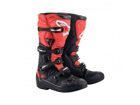 Cizme cross-enduro ALPINESTARS TECH 5 BOOT -Negru/Rosu