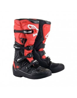 Cizme cross-enduro ALPINESTARS TECH 5 BOOT -Negru/Rosu