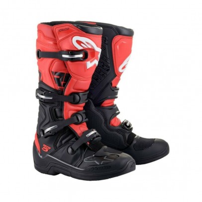 Cizme cross-enduro ALPINESTARS TECH 5 BOOT -Negru/Rosu