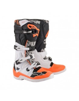 Cizme cross-enduro ALPINESTARS TECH 5 BOOT -Negru/Alb/Portocaliu