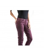 Blugi (jeans) moto femei Ixon model Vicky - Burgundy (visiniu) (Cordura® Denim)