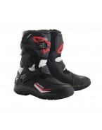 Cizme touring/adventure Alpinestars BELIZE Drystar HONDA - Negru/Alb/Rosu