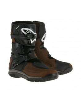 Cizme touring/adventure Alpinestars BELIZE Drystar Oiled Leather - Maro,Negru