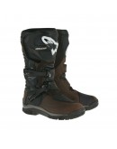 Cizme touring Alpinestars COROZAL Adventure Drystar Oiled Leather - Maro/Negru