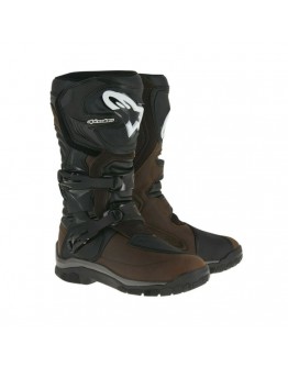 Cizme touring Alpinestars COROZAL Adventure Drystar Oiled Leather - Maro,Negru