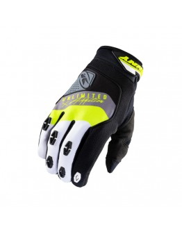 Manusi Kenny Racing Cross/Enduro Safety Black/Grey/Yellow- Negru/Gri/Galben fluo