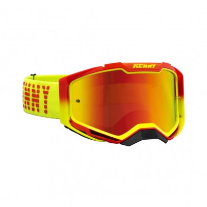 Ochelari Cross/Enduro Kenny Racing Model Ventury - Rosu/Galben fluo