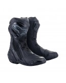 Cizme moto race Alpinestars Supertech R - Negru/Negru