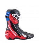 Cizme moto race Alpinestars Honda Supertech R - Negru/Rosu/Albastru