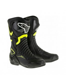 Cizme sport/touring Alpinestars SMX-6 V2 - Negru,Galben fluo