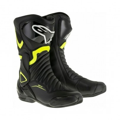 Cizme sport/touring Alpinestars SMX-6 V2 - Negru/Galben fluo