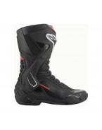 Cizme Moto Sport/Touring ALPINESTARS SMX-6 V3 - Negru/Rosu fluo