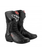 Cizme Moto Sport/Touring ALPINESTARS SMX-6 V3 - Negru/Rosu fluo