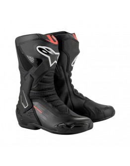 Cizme Moto Sport/Touring ALPINESTARS SMX-6 V3 - Negru/Rosu fluo