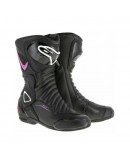 Cizme sport/touring ALPINESTARS SMX-6 STELLA V2 - Negru/Roz