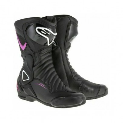 Cizme sport/touring ALPINESTARS SMX-6 STELLA V2 - Negru/Roz