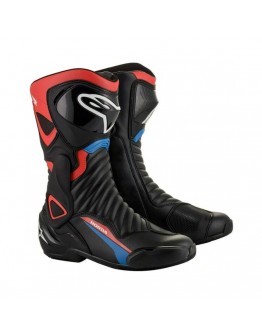 Cizme sport/touring Alpinestars SMX-6 V2 Honda Edition - Negru,Rosu,Albastru