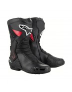 Cizme Moto Sport/Touring Impermeabile ALPINESTARS SMX-6 V3 DRYSTAR® - Negru/Rosu