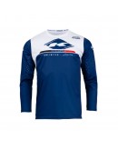 Bluza Kenny Racing Cross/Enduro Model Track Raw - Albastru/Alb