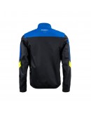 Geaca KENNY RACING Softshell - Negru/Albastru/Galben