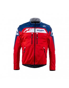 Geaca KENNY RACING Softshell - Rosu/Albastru/Alb