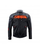 Geaca KENNY RACING Softshell - Negru/Portocaliu