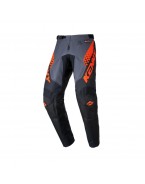 Pantaloni Copii Cross/Enduro Kenny Racing KID/JUNIOR Track Focus - Negru/Portocaliu