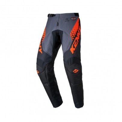 Pantaloni Copii Cross/Enduro Kenny Racing KID/JUNIOR Track Focus - Negru/Portocaliu