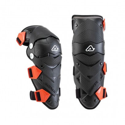 Protectie Genunchi Impact EVO Junior - ACERBIS - Negru/Rosu (Copii)