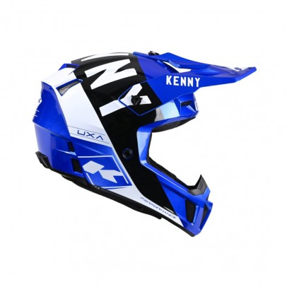 Casca cross-enduro KENNY RACING PERFORMANCE MIPS Candy blue - Albastru/Negru/Alb