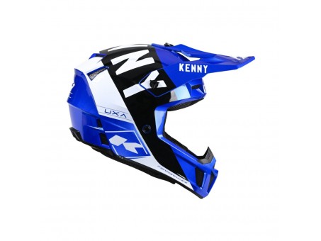 Casca cross-enduro KENNY RACING PERFORMANCE MIPS Candy blue - Albastru/Negru/Alb