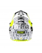 Casca cross-enduro KENNY RACING PERFORMANCE MIPS STONE - Negru/Alb/Galben