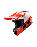 Casca cross-enduro KENNY RACING TRACK RED - Rosu/Alb/Negru