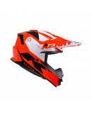 Casca cross-enduro KENNY RACING TRACK RED - Rosu/Alb/Negru