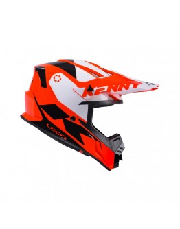 Casca cross-enduro KENNY RACING TRACK RED - Rosu/Alb/Negru