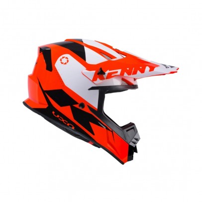 Casca cross-enduro KENNY RACING TRACK RED - Rosu/Alb/Negru