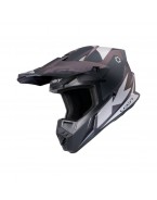 Casca cross-enduro KENNY RACING TRACK PRISM - Gri/Albastru/Visiniu