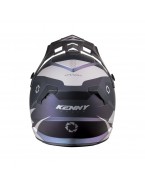 Casca cross-enduro KENNY RACING TRACK PRISM - Gri/Albastru/Visiniu