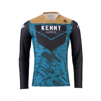 Bluza Cross/Enduro KENNY RACING Performance Stone - Albastru/Gri/Negru