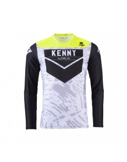 Bluza Cross/Enduro KENNY RACING Performance Stone - Gri,Negru,Galben